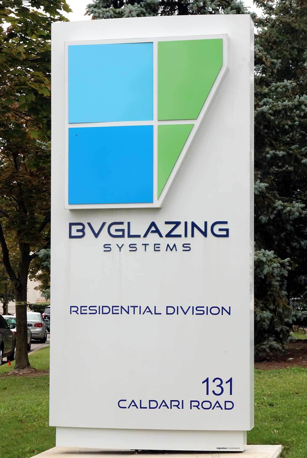 BVGlazing Building Sign