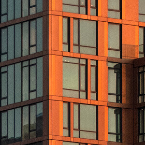 Hallets Points closeup of building